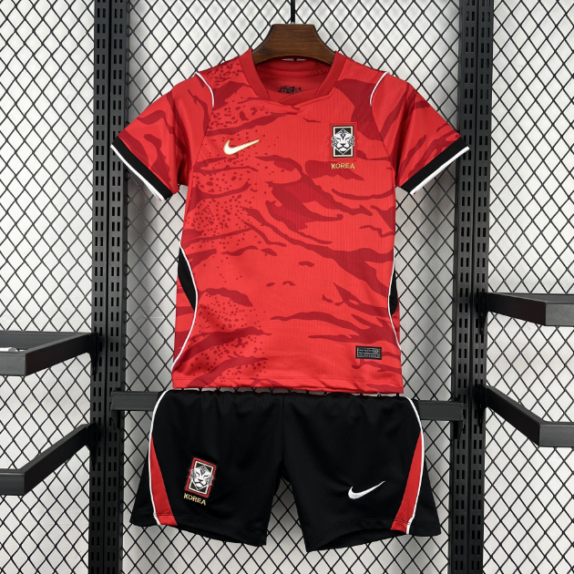 2026 FIFA World Cup Korea Home Kids Soccer Kits Shirt with Shorts
