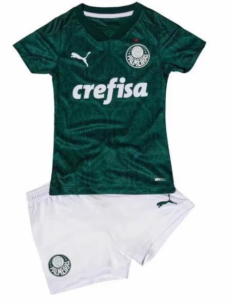 Cheap Kids Sociedade Esportiva Palmeiras 2020-21 Home Soccer Shirt ...