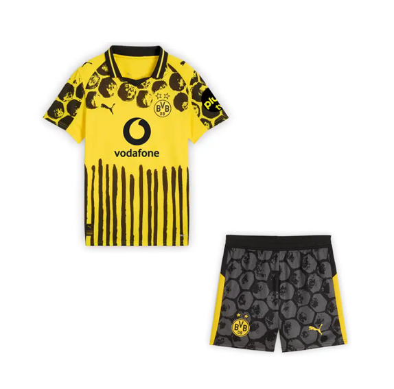 2025 Club World Cup Borussia Dortmund Kids Soccer Kits Shirt With Shorts