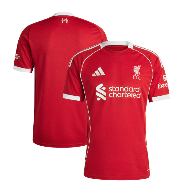 2025-26 Liverpool Home Soccer Jersey Shirt