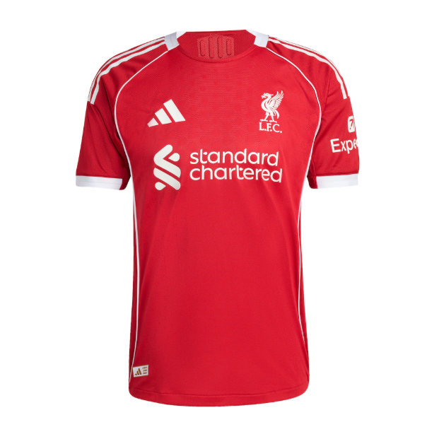 2025-26 Liverpool Home Soccer Jersey Shirt Player Version