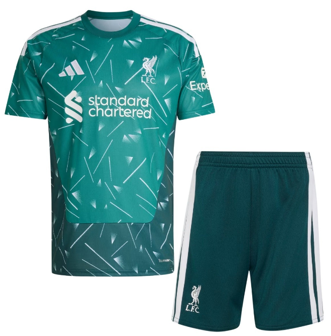 2026-27 Liverpool Goalkeeper Green Soccer Uniforms (Shirt+Shorts)