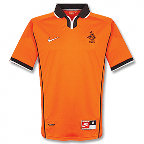 1998 Netherlands Home Orange Retro Soccer Jersey Shirt