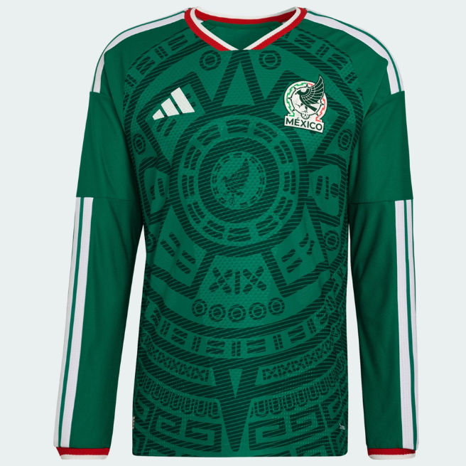 2026-27 Mexico Home Long Sleeve Soccer Jersey Shirt