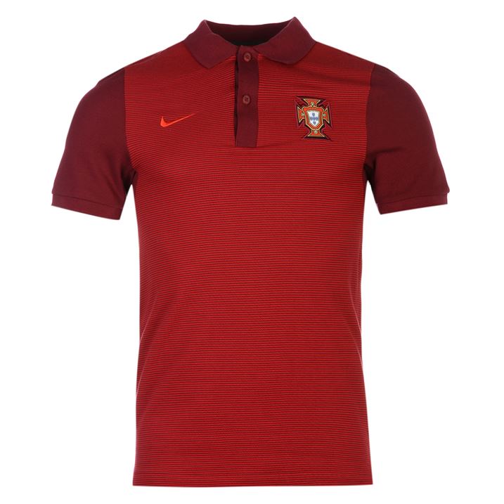 Cheap 2016 Portugal Red Polo Shirt - Portugal Top Football Kit Wholesale