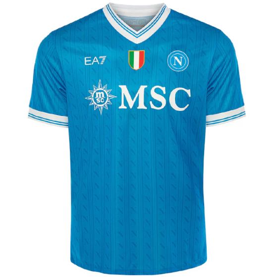 2025-26 Napoli Home Soccer Jersey Shirt