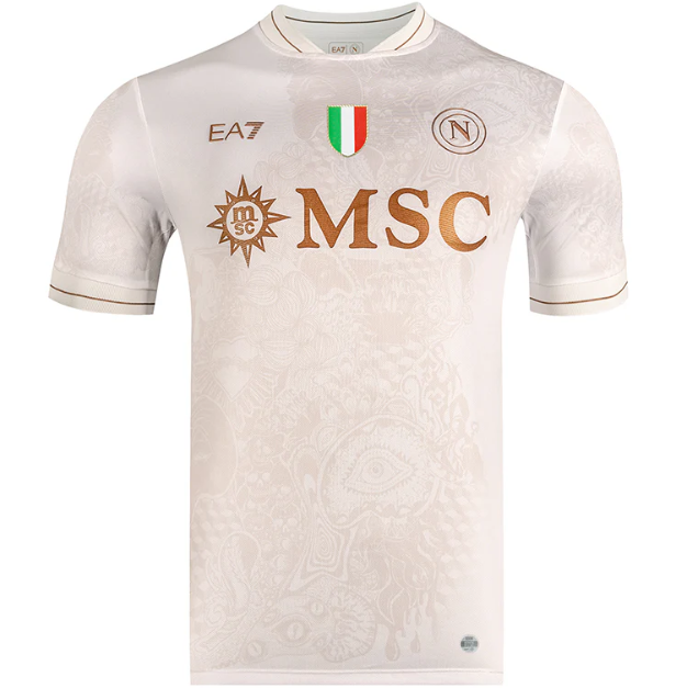 2025-26 Napoli Away Soccer Jersey Shirt Player Version
