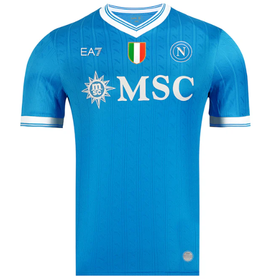 2025-26 Napoli Home Soccer Jersey Shirt Player Version