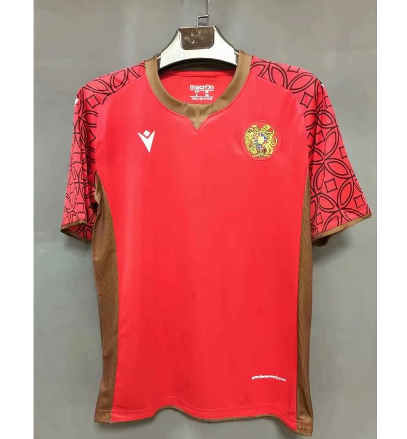 2021 Armenia Home Red Soccer Jersey Shirt - Click Image to Close