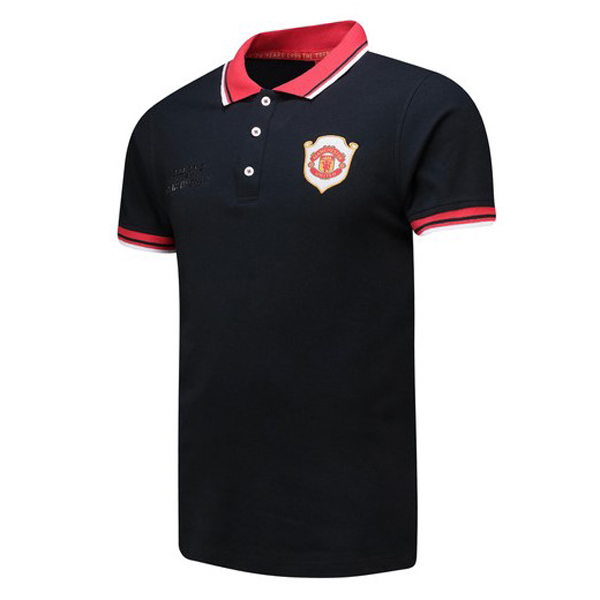 1999-2019 Manchester United 20 Years Anniversary Black Polo Shirt