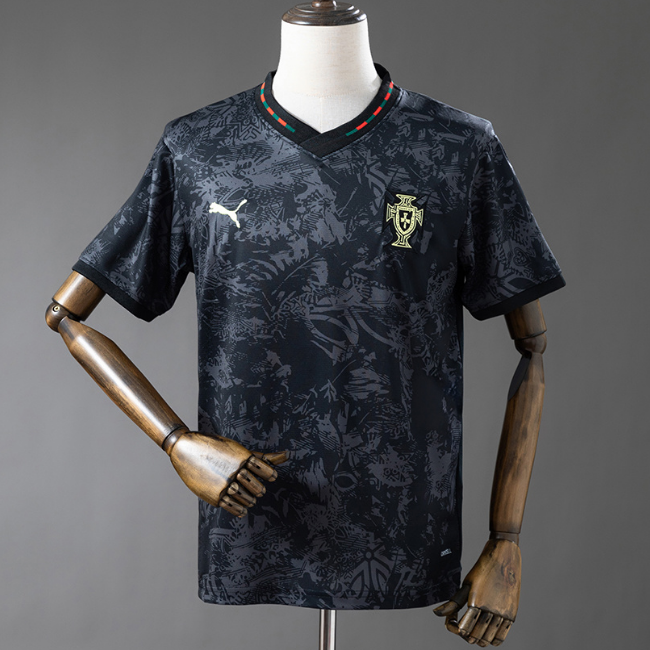 2026-27 Portugal Black Commemorative Edition Soccer Jersey Shirt