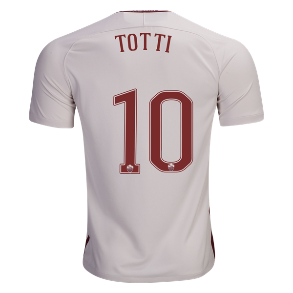 2016-17 Roma 10 Francesco Totti Away Soccer Jersey