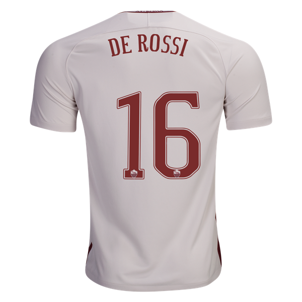 2016-17 Roma 16 Daniele De Rossi Away Soccer Jersey