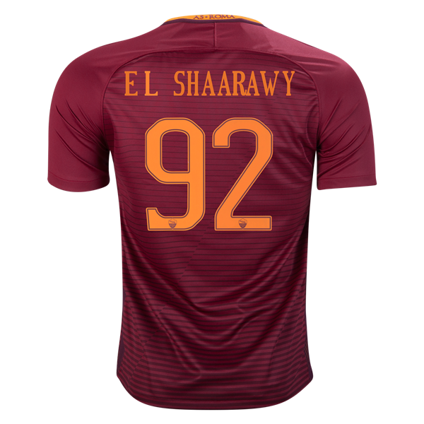2016-17 Roma 92 Stephan El Shaarawy Home Soccer Jersey
