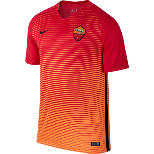 2016-17 AS Roma Orange Away Soccer Jersey