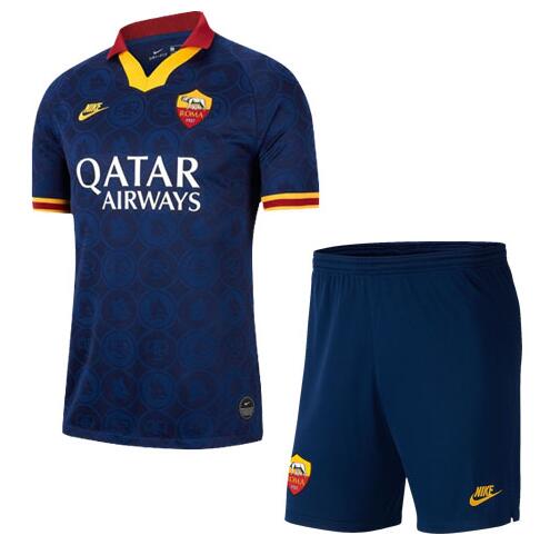 2019-20 AS Roma Third Away Soccer Jersey Kit (Shirt + Shorts)