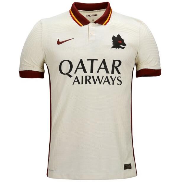 2020-21 AS Roma Away Soccer Jersey Shirt Player Version - Click Image to Close