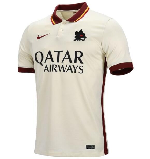 2020-21 AS Roma Away Soccer Jersey Shirt - Click Image to Close