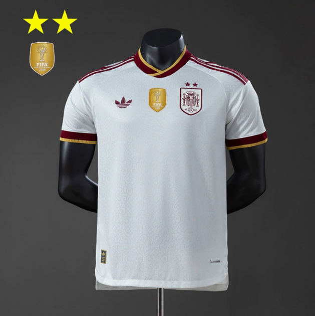 2-Stars 2026 FIFA World Cup Spain Away Soccer Jersey Shirt Authentic Version