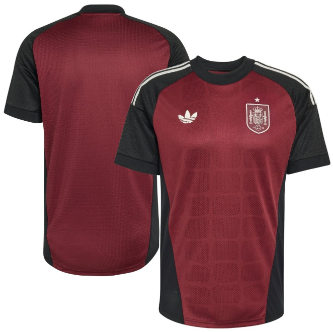 2026 FIFA World Cup Spain Goalkeeper Red Soccer Jersey Shirt