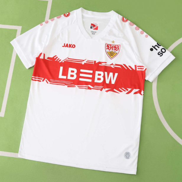2025-26 VFB Stuttgart Home Soccer Jersey Shirt