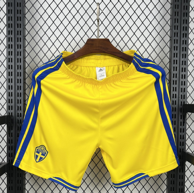 2026 FIFA World Cup Sweden Home Soccer Shorts