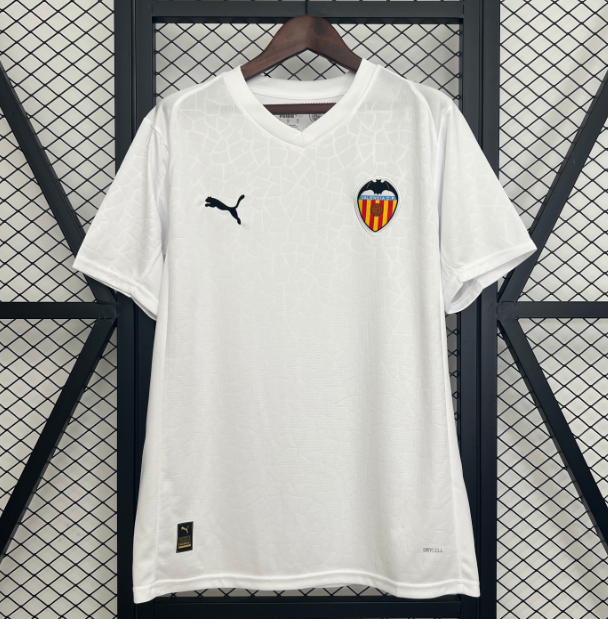 2025-26 Valencia Home Soccer Jersey Shirt
