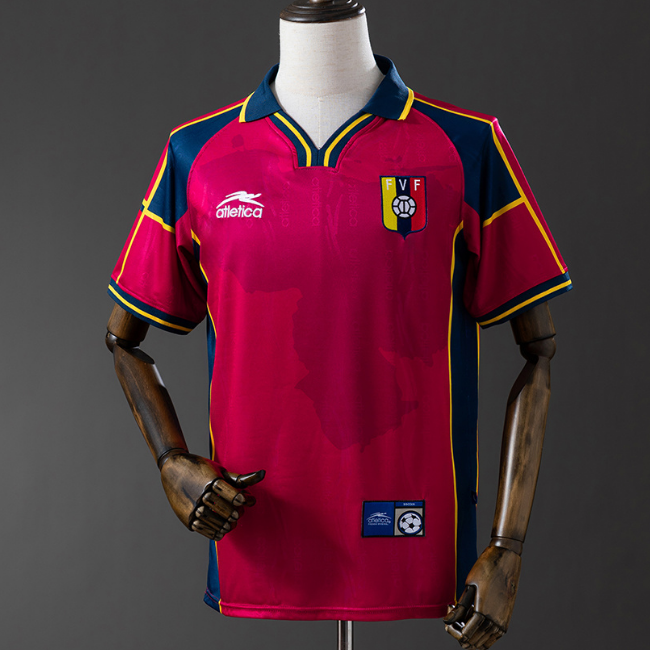 2000 Venezuela Retro Home Soccer Jersey Shirt