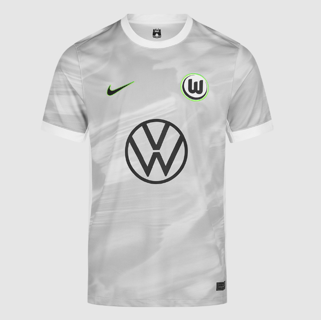 2025-26 VfL Wolfsburg Away Soccer Jersey Shirt