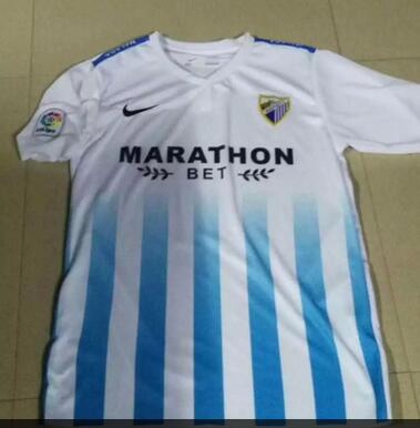 2016-17 MALAGA Home Soccer Jersey