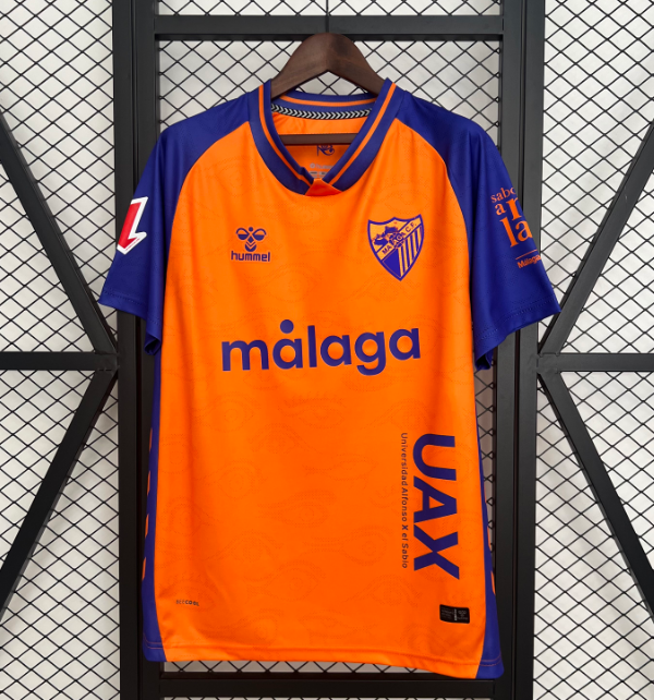 2025-26 Malaga Away Soccer Jersey Shirt