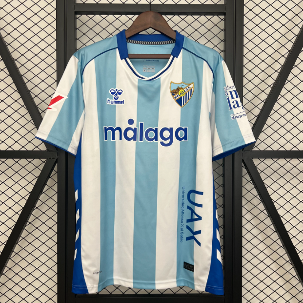 2025-26 Malaga Home Soccer Jersey Shirt